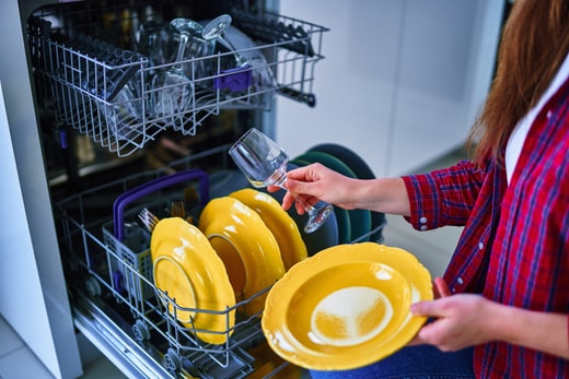 how to clean dishes in dishwasher