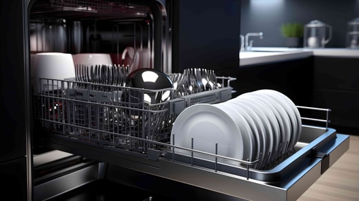 Do You Point Cutlery in Dishwasher Up or Down 